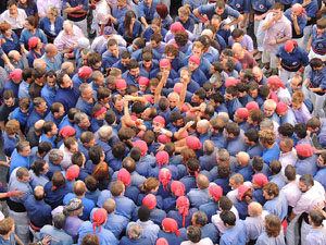 Fires de Girona 2014. Diada castellera amb Marrecs de Salt, Minyons de Terrassa i Capgrossos de Matar&oacute;