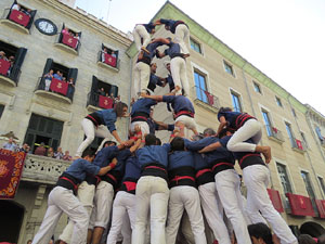 Fires de Girona 2014. Diada castellera amb Marrecs de Salt, Minyons de Terrassa i Capgrossos de Matar&oacute;