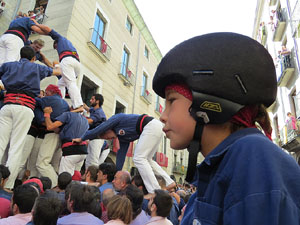 Fires de Girona 2014. Diada castellera amb Marrecs de Salt, Minyons de Terrassa i Capgrossos de Matar&oacute;