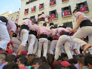 Fires de Girona 2014. Diada castellera amb Marrecs de Salt, Minyons de Terrassa i Capgrossos de Matar&oacute;