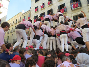 Fires de Girona 2014. Diada castellera amb Marrecs de Salt, Minyons de Terrassa i Capgrossos de Matar&oacute;