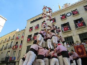 Fires de Girona 2014. Diada castellera amb Marrecs de Salt, Minyons de Terrassa i Capgrossos de Matar&oacute;