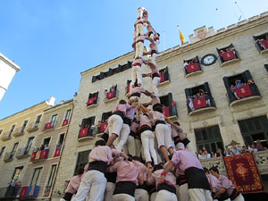 Fires de Girona 2014. Diada castellera amb Marrecs de Salt, Minyons de Terrassa i Capgrossos de Matar&oacute;