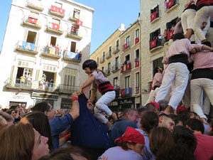 Fires de Girona 2014. Diada castellera amb Marrecs de Salt, Minyons de Terrassa i Capgrossos de Matar&oacute;