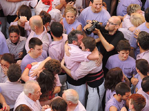 Fires de Girona 2014. Diada castellera amb Marrecs de Salt, Minyons de Terrassa i Capgrossos de Matar&oacute;