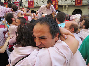 Fires de Girona 2014. Diada castellera amb Marrecs de Salt, Minyons de Terrassa i Capgrossos de Matar&oacute;