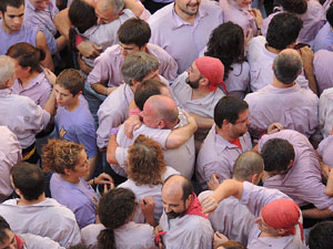 Fires de Girona 2014. Diada castellera amb Marrecs de Salt, Minyons de Terrassa i Capgrossos de Matar&oacute;