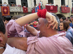Fires de Girona 2014. Diada castellera amb Marrecs de Salt, Minyons de Terrassa i Capgrossos de Matar&oacute;