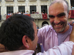 Fires de Girona 2014. Diada castellera amb Marrecs de Salt, Minyons de Terrassa i Capgrossos de Matar&oacute;