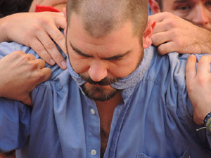 Fires de Girona 2014. Diada castellera amb Marrecs de Salt, Minyons de Terrassa i Capgrossos de Matar&oacute;