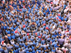 Fires de Girona 2014. Diada castellera amb Marrecs de Salt, Minyons de Terrassa i Capgrossos de Matar&oacute;