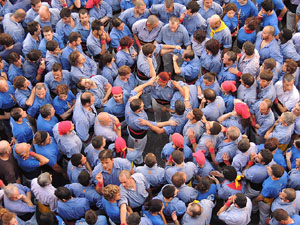 Fires de Girona 2014. Diada castellera amb Marrecs de Salt, Minyons de Terrassa i Capgrossos de Matar&oacute;