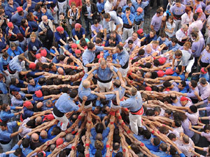 Fires de Girona 2014. Diada castellera amb Marrecs de Salt, Minyons de Terrassa i Capgrossos de Matar&oacute;