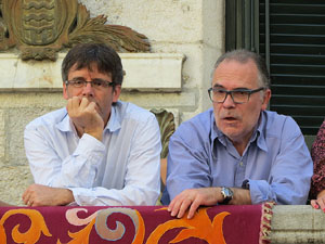 Fires de Girona 2014. Diada castellera amb Marrecs de Salt, Minyons de Terrassa i Capgrossos de Matar&oacute;