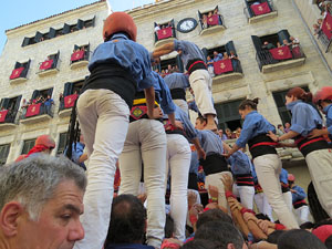 Fires de Girona 2014. Diada castellera amb Marrecs de Salt, Minyons de Terrassa i Capgrossos de Matar&oacute;