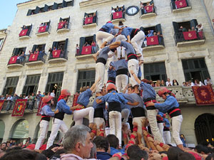 Fires de Girona 2014. Diada castellera amb Marrecs de Salt, Minyons de Terrassa i Capgrossos de Matar&oacute;