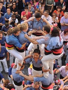 Fires de Girona 2014. Diada castellera amb Marrecs de Salt, Minyons de Terrassa i Capgrossos de Matar&oacute;