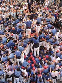 Fires de Girona 2014. Diada castellera amb Marrecs de Salt, Minyons de Terrassa i Capgrossos de Matar&oacute;