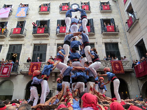 Fires 2015. Diada Castellera de Sant Narc&iacute;s amb Marrecs de Salt, Minyons de Terrassa i Capgrossos de Matar&oacute;