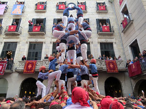 Fires 2015. Diada Castellera de Sant Narc&iacute;s amb Marrecs de Salt, Minyons de Terrassa i Capgrossos de Matar&oacute;