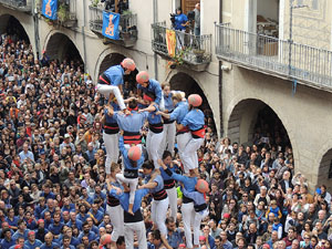 Fires 2015. Diada Castellera de Sant Narc&iacute;s amb Marrecs de Salt, Minyons de Terrassa i Capgrossos de Matar&oacute;