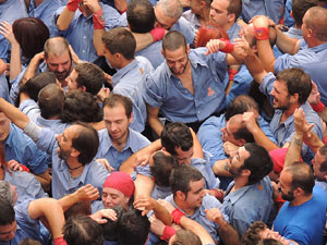 Fires 2015. Diada Castellera de Sant Narc&iacute;s amb Marrecs de Salt, Minyons de Terrassa i Capgrossos de Matar&oacute;