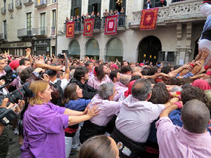 Fires 2015. Diada Castellera de Sant Narc&iacute;s amb Marrecs de Salt, Minyons de Terrassa i Capgrossos de Matar&oacute;