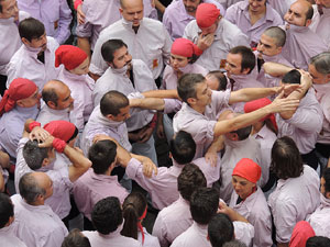 Fires 2015. Diada Castellera de Sant Narc&iacute;s amb Marrecs de Salt, Minyons de Terrassa i Capgrossos de Matar&oacute;