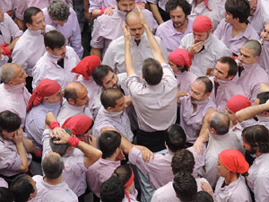 Fires 2015. Diada Castellera de Sant Narc&iacute;s amb Marrecs de Salt, Minyons de Terrassa i Capgrossos de Matar&oacute;