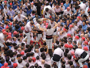 Fires 2015. Diada Castellera de Sant Narc&iacute;s amb Marrecs de Salt, Minyons de Terrassa i Capgrossos de Matar&oacute;