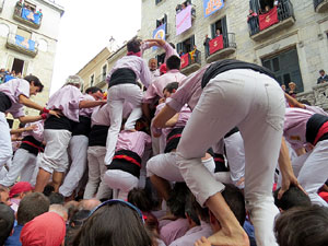 Fires 2015. Diada Castellera de Sant Narc&iacute;s amb Marrecs de Salt, Minyons de Terrassa i Capgrossos de Matar&oacute;