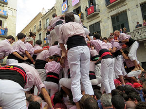 Fires 2015. Diada Castellera de Sant Narc&iacute;s amb Marrecs de Salt, Minyons de Terrassa i Capgrossos de Matar&oacute;