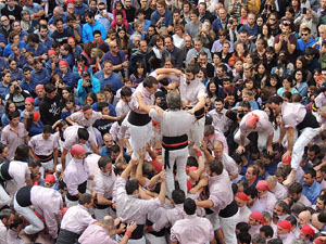Fires 2015. Diada Castellera de Sant Narc&iacute;s amb Marrecs de Salt, Minyons de Terrassa i Capgrossos de Matar&oacute;