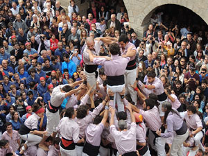 Fires 2015. Diada Castellera de Sant Narc&iacute;s amb Marrecs de Salt, Minyons de Terrassa i Capgrossos de Matar&oacute;