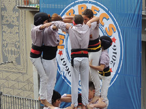 Fires 2015. Diada Castellera de Sant Narc&iacute;s amb Marrecs de Salt, Minyons de Terrassa i Capgrossos de Matar&oacute;