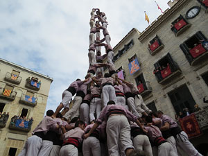 Fires 2015. Diada Castellera de Sant Narc&iacute;s amb Marrecs de Salt, Minyons de Terrassa i Capgrossos de Matar&oacute;
