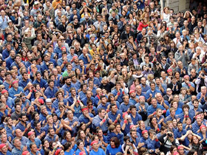 Fires 2015. Diada Castellera de Sant Narc&iacute;s amb Marrecs de Salt, Minyons de Terrassa i Capgrossos de Matar&oacute;