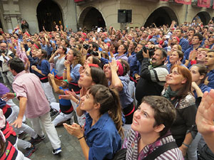 Fires 2015. Diada Castellera de Sant Narc&iacute;s amb Marrecs de Salt, Minyons de Terrassa i Capgrossos de Matar&oacute;