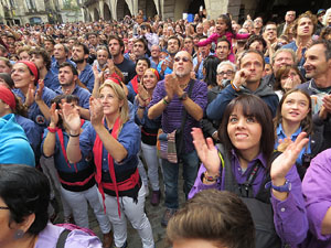 Fires 2015. Diada Castellera de Sant Narc&iacute;s amb Marrecs de Salt, Minyons de Terrassa i Capgrossos de Matar&oacute;