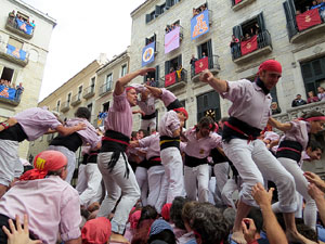 Fires 2015. Diada Castellera de Sant Narc&iacute;s amb Marrecs de Salt, Minyons de Terrassa i Capgrossos de Matar&oacute;