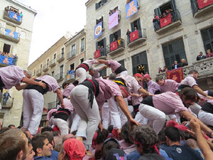 Fires 2015. Diada Castellera de Sant Narc&iacute;s amb Marrecs de Salt, Minyons de Terrassa i Capgrossos de Matar&oacute;