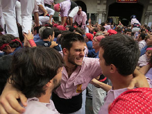 Fires 2015. Diada Castellera de Sant Narc&iacute;s amb Marrecs de Salt, Minyons de Terrassa i Capgrossos de Matar&oacute;
