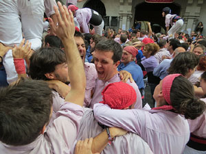 Fires 2015. Diada Castellera de Sant Narc&iacute;s amb Marrecs de Salt, Minyons de Terrassa i Capgrossos de Matar&oacute;