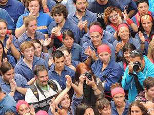 Fires 2015. Diada Castellera de Sant Narc&iacute;s amb Marrecs de Salt, Minyons de Terrassa i Capgrossos de Matar&oacute;