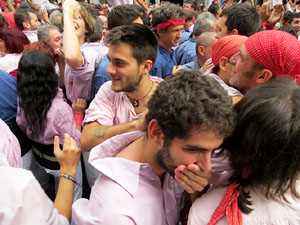 Fires 2015. Diada Castellera de Sant Narc&iacute;s amb Marrecs de Salt, Minyons de Terrassa i Capgrossos de Matar&oacute;