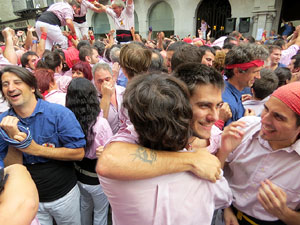 Fires 2015. Diada Castellera de Sant Narc&iacute;s amb Marrecs de Salt, Minyons de Terrassa i Capgrossos de Matar&oacute;