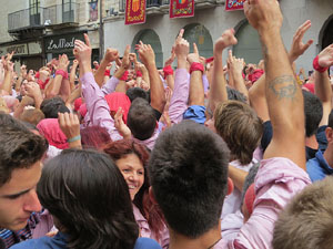 Fires 2015. Diada Castellera de Sant Narc&iacute;s amb Marrecs de Salt, Minyons de Terrassa i Capgrossos de Matar&oacute;