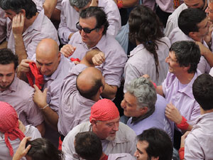 Fires 2015. Diada Castellera de Sant Narc&iacute;s amb Marrecs de Salt, Minyons de Terrassa i Capgrossos de Matar&oacute;