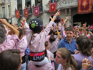 Fires 2015. Diada Castellera de Sant Narc&iacute;s amb Marrecs de Salt, Minyons de Terrassa i Capgrossos de Matar&oacute;