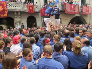Fires 2015. Diada Castellera de Sant Narc&iacute;s amb Marrecs de Salt, Minyons de Terrassa i Capgrossos de Matar&oacute;